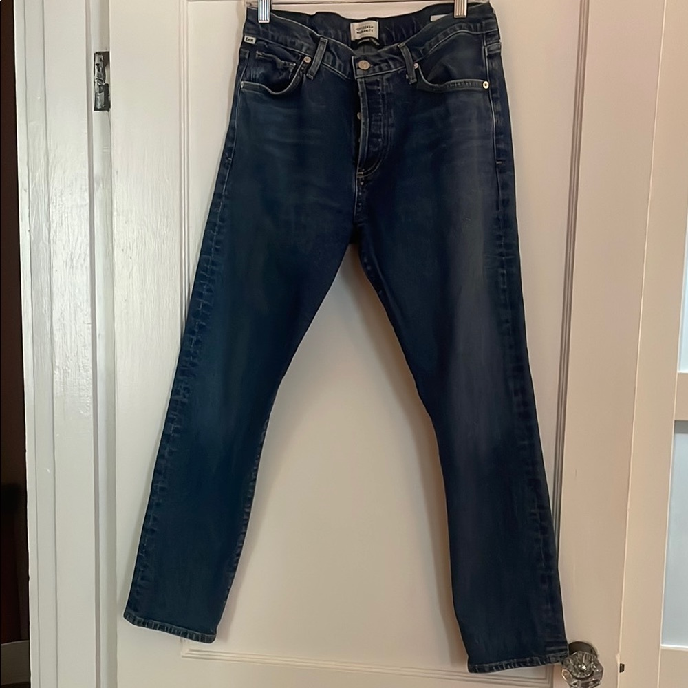 Citizens Of Humanity Blue Boyfriend Jeans